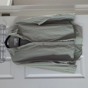 Denim Forum The Jane Long sleeve Shirt in Sage green